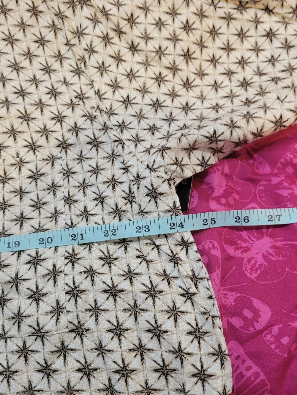 NWT Charter Club Casual Button Up Geometric Print Short Sleeve Large - Picture 9 of 11